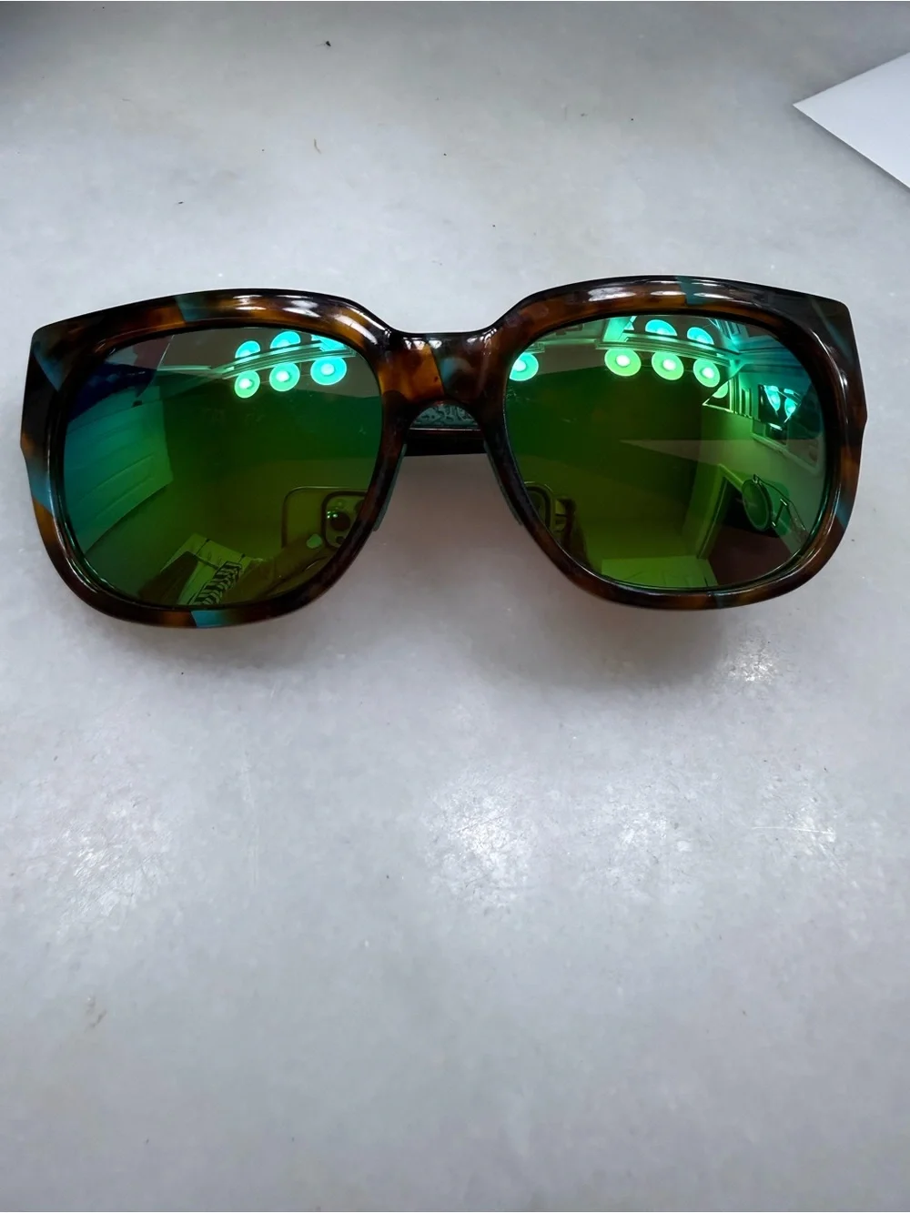Costa Waterwoman Sunglasses with Green Mirrored Lenses
